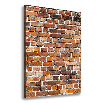 Large canvas wall art Brick wall