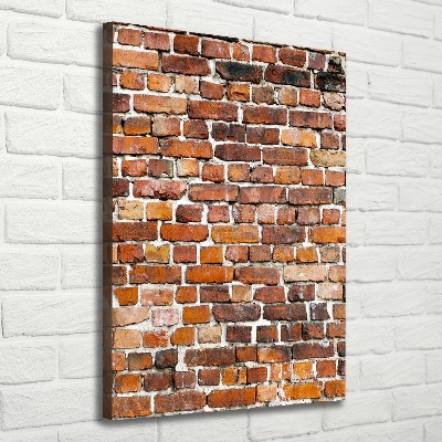 Large canvas wall art Brick wall