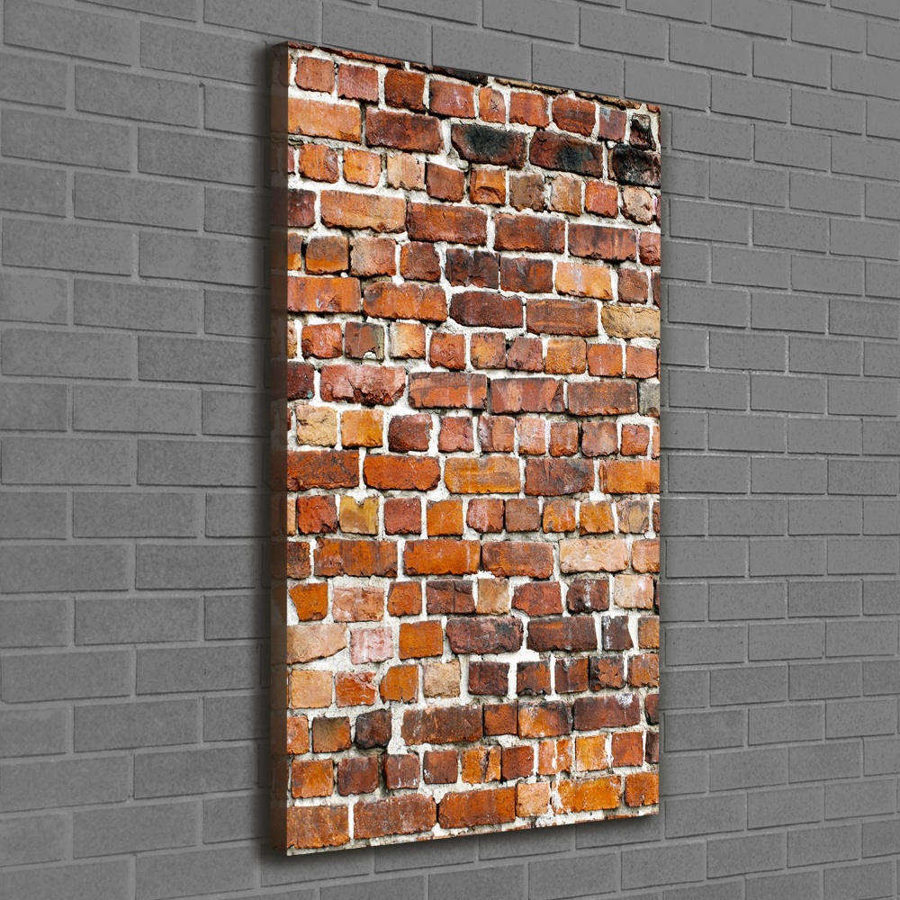 Large canvas wall art Brick wall