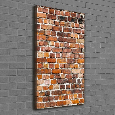 Large canvas wall art Brick wall