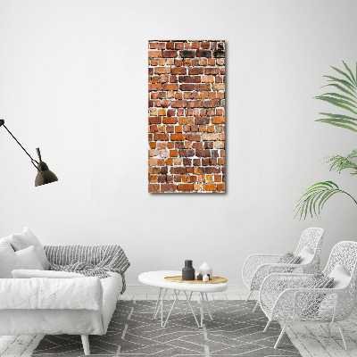 Large canvas wall art Brick wall