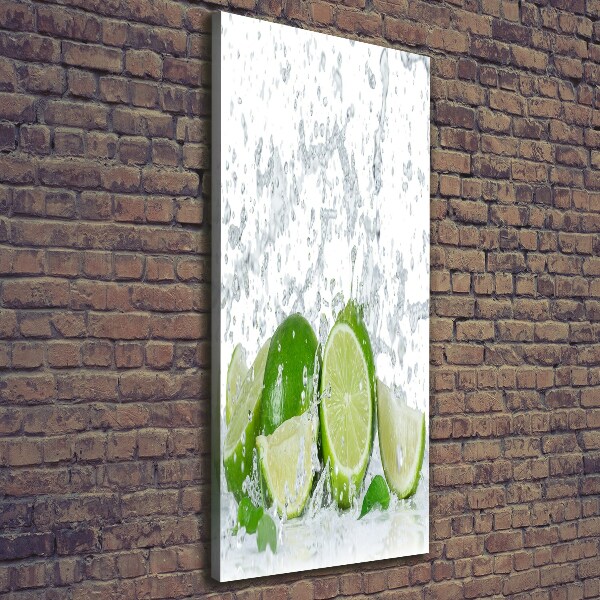 Canvas wall art Lime