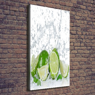 Canvas wall art Lime