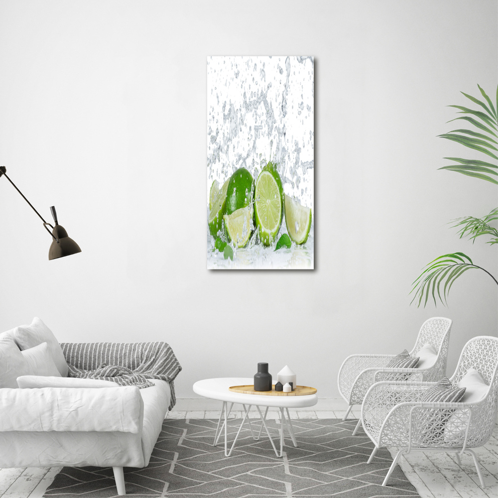 Canvas wall art Lime