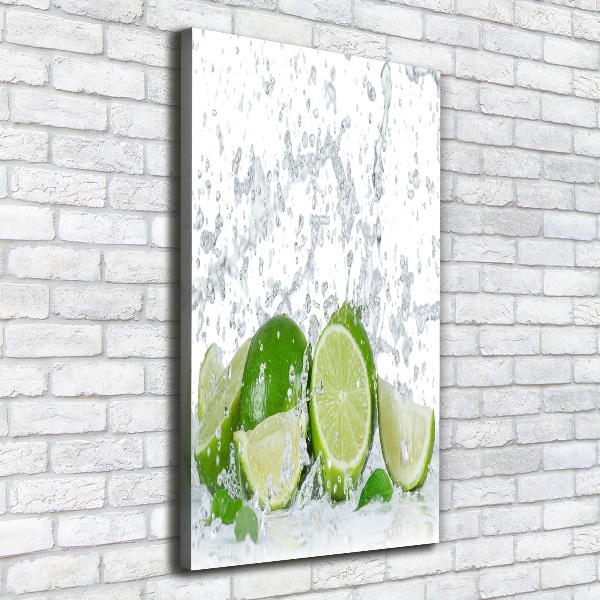 Canvas wall art Lime