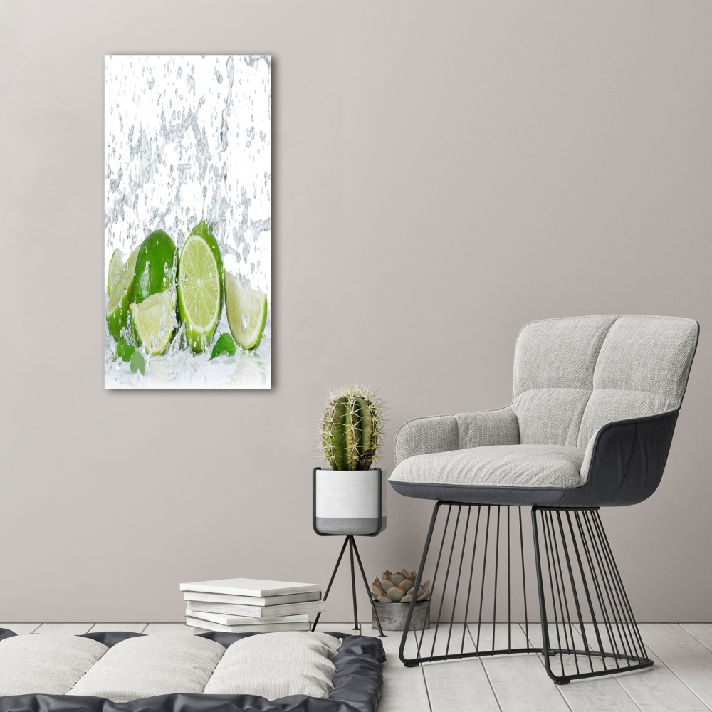 Canvas wall art Lime