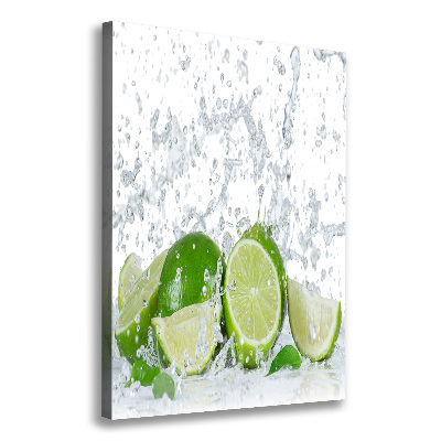 Canvas wall art Lime