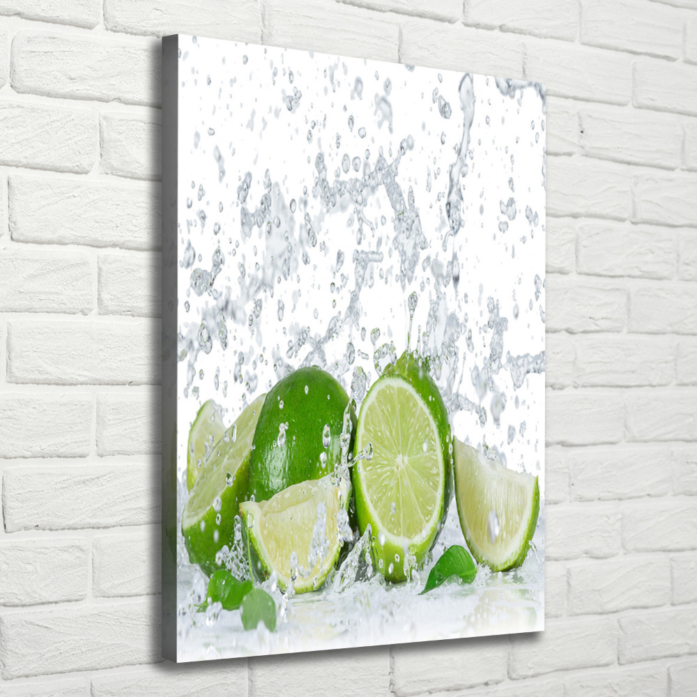 Canvas wall art Lime