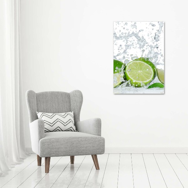 Canvas wall art Lime