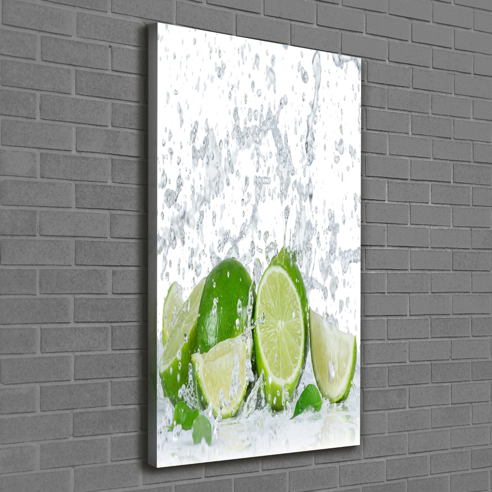 Canvas wall art Lime