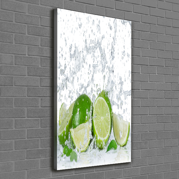 Canvas wall art Lime