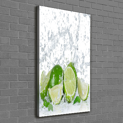 Canvas wall art Lime