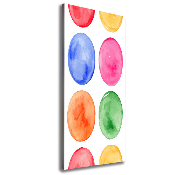 Large canvas wall art Colorful wheels