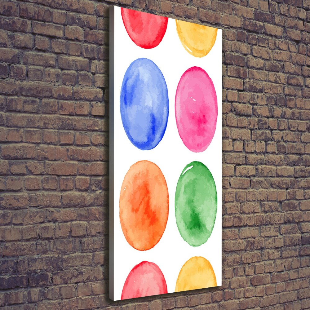 Large canvas wall art Colorful wheels