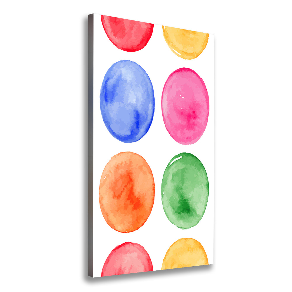 Large canvas wall art Colorful wheels