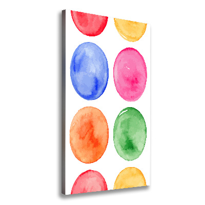 Large canvas wall art Colorful wheels