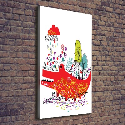 Canvas print Crocodile