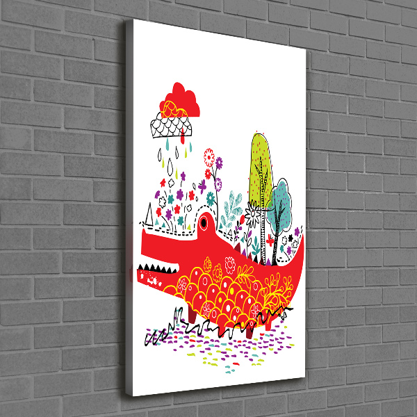 Canvas print Crocodile