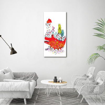 Canvas print Crocodile