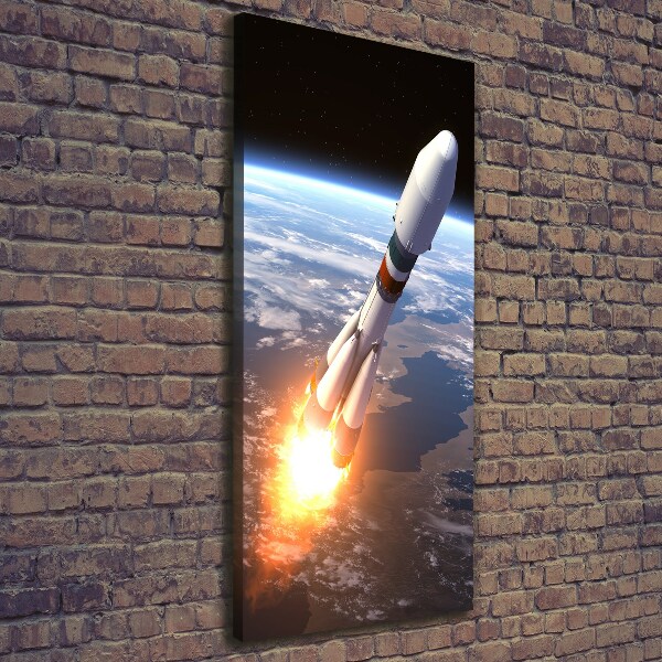 Canvas print A space rocket