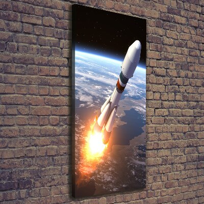 Canvas print A space rocket