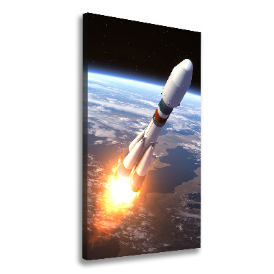 Canvas print A space rocket