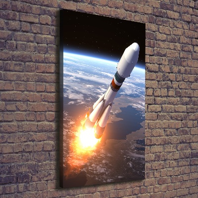 Canvas print A space rocket