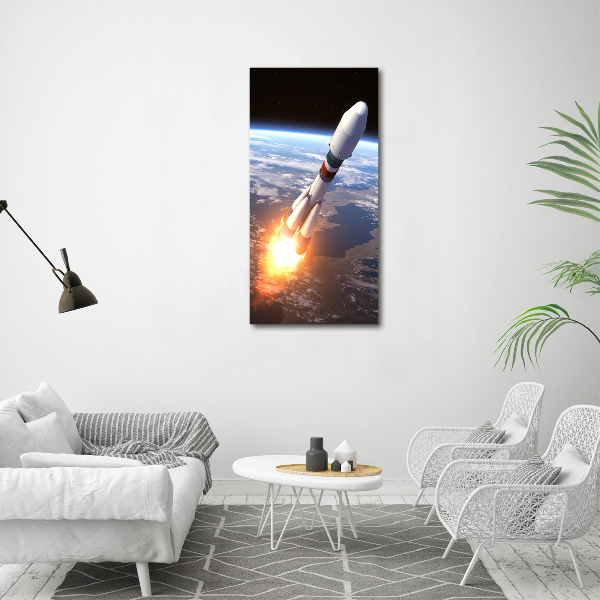 Canvas print A space rocket