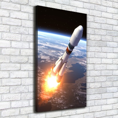 Canvas print A space rocket