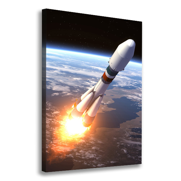 Canvas print A space rocket