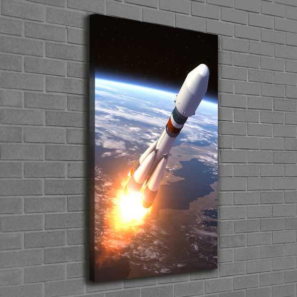 Canvas print A space rocket