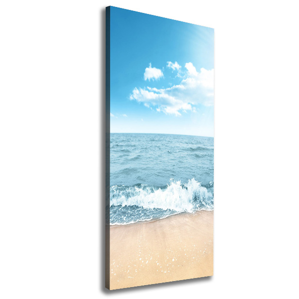 Canvas print Beach and sea