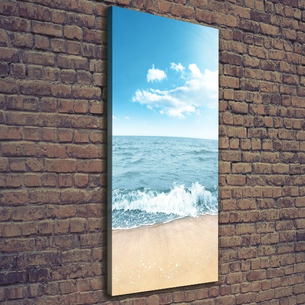 Canvas print Beach and sea