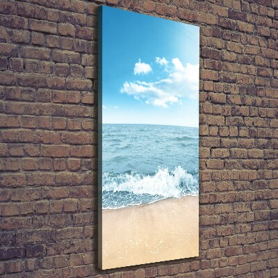 Canvas print Beach and sea