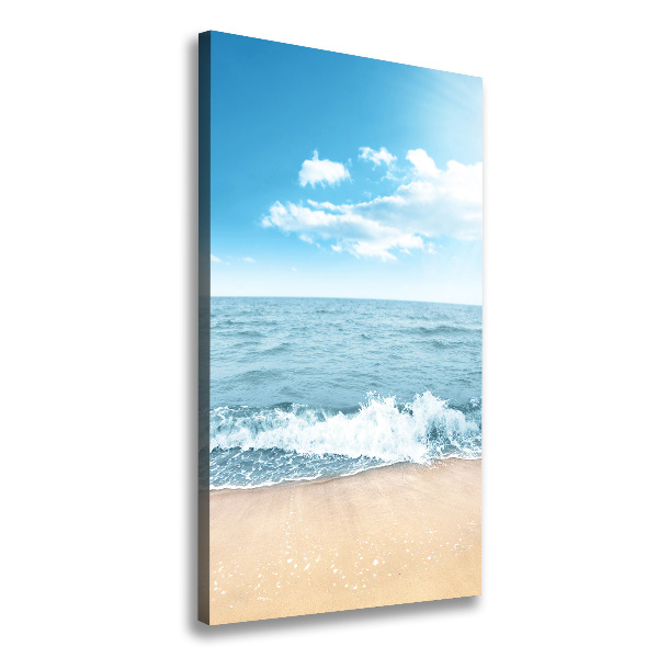 Canvas print Beach and sea