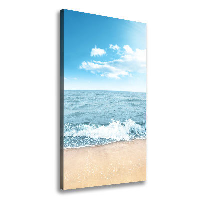 Canvas print Beach and sea