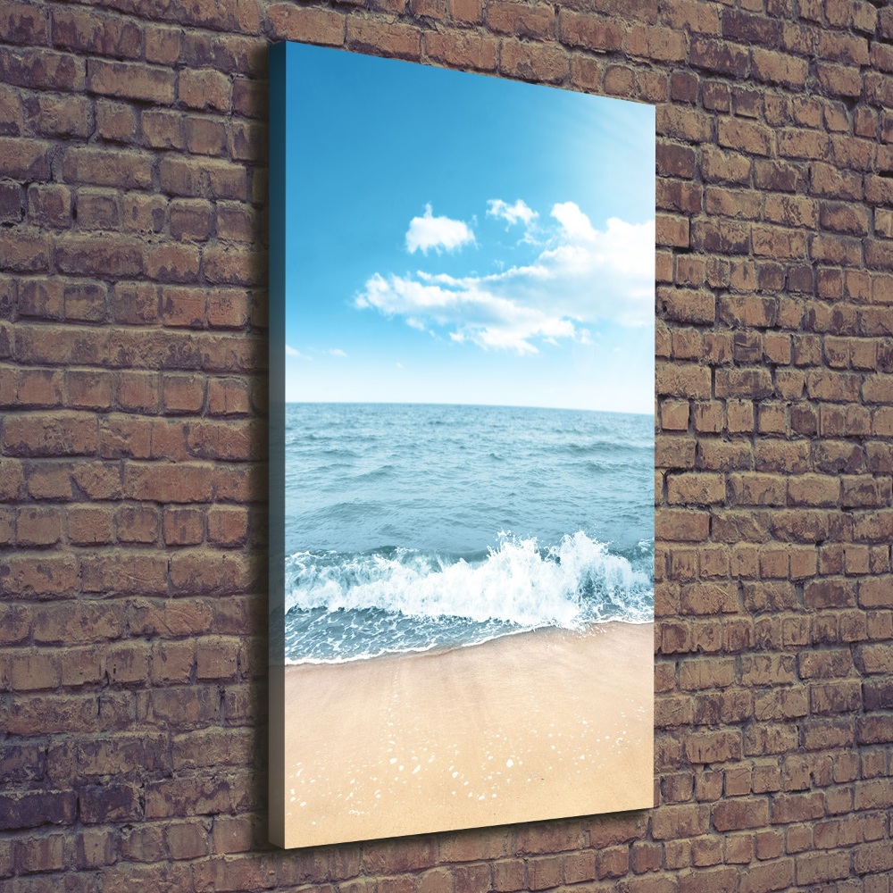 Canvas print Beach and sea