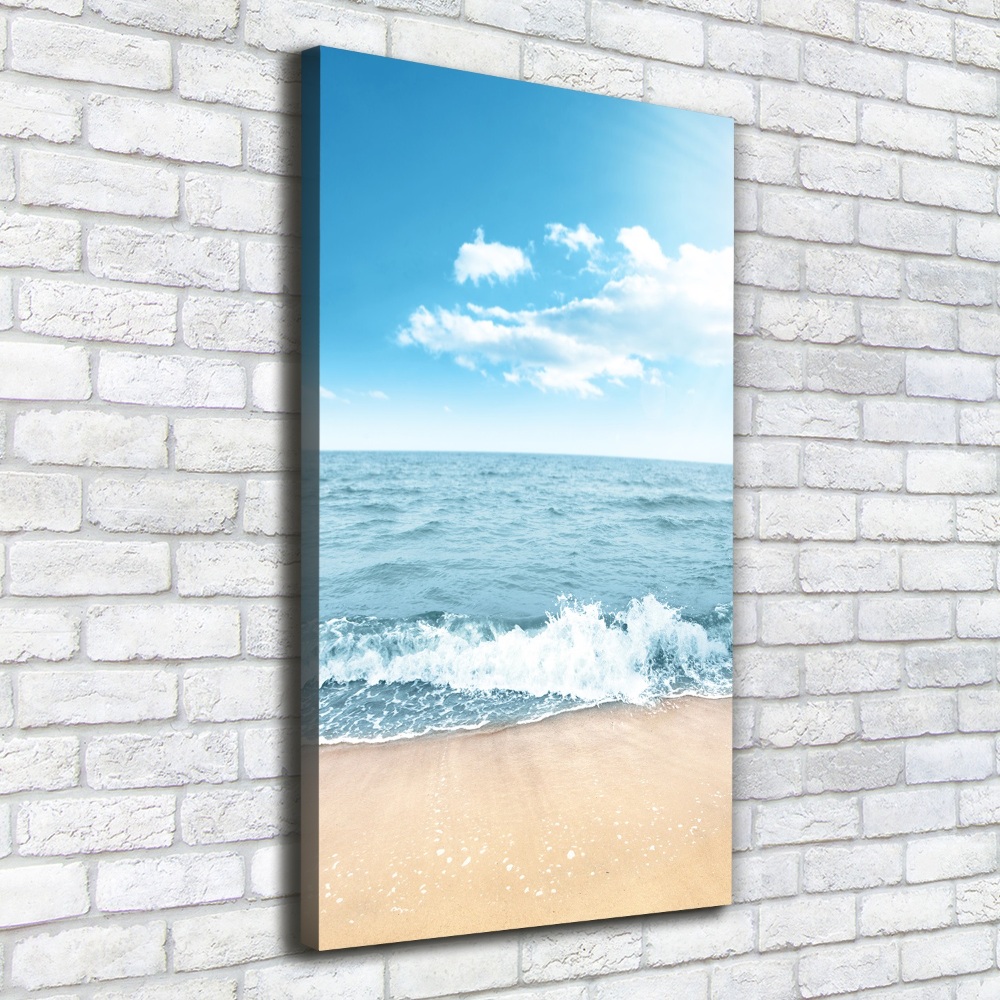 Canvas print Beach and sea