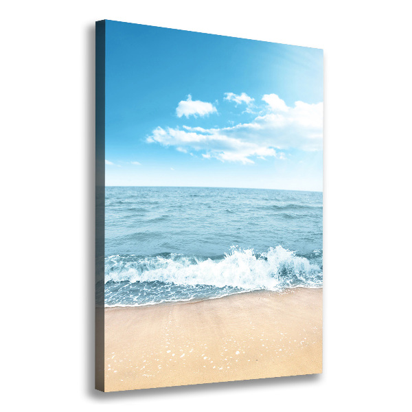 Canvas print Beach and sea