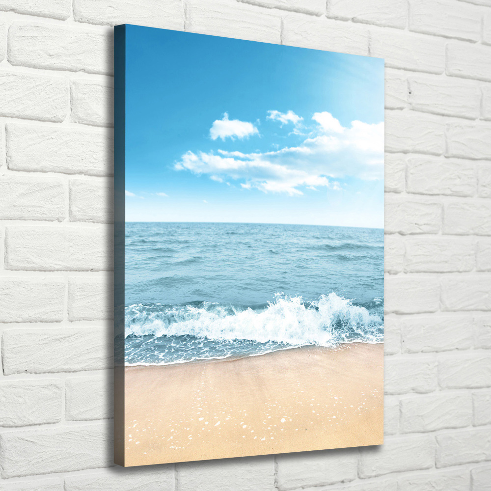 Canvas print Beach and sea