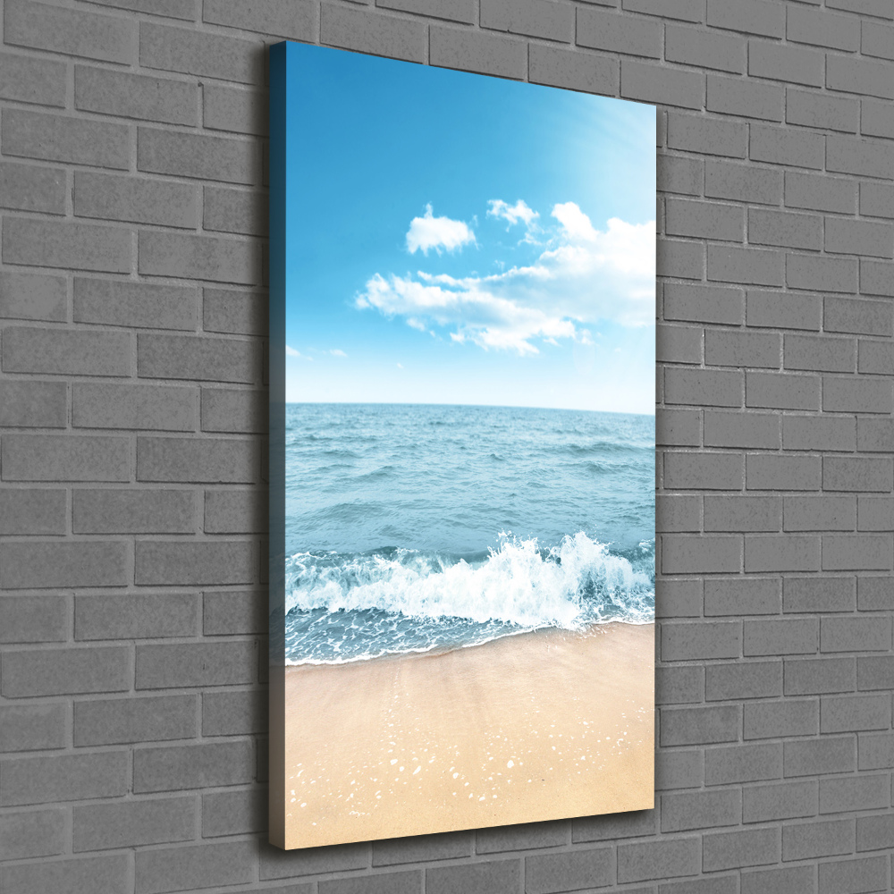 Canvas print Beach and sea