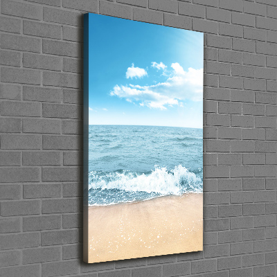 Canvas print Beach and sea