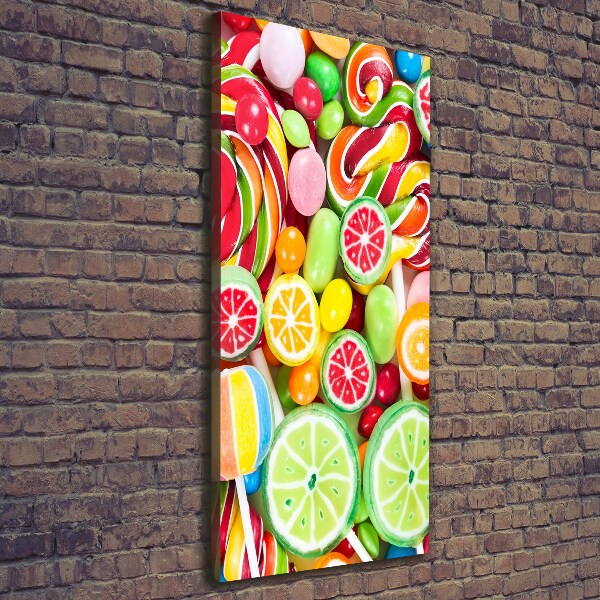 Canvas print Colorful candies