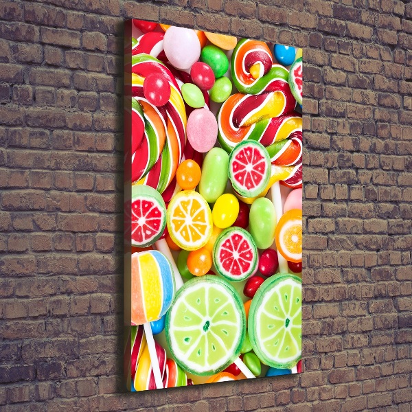 Canvas print Colorful candies