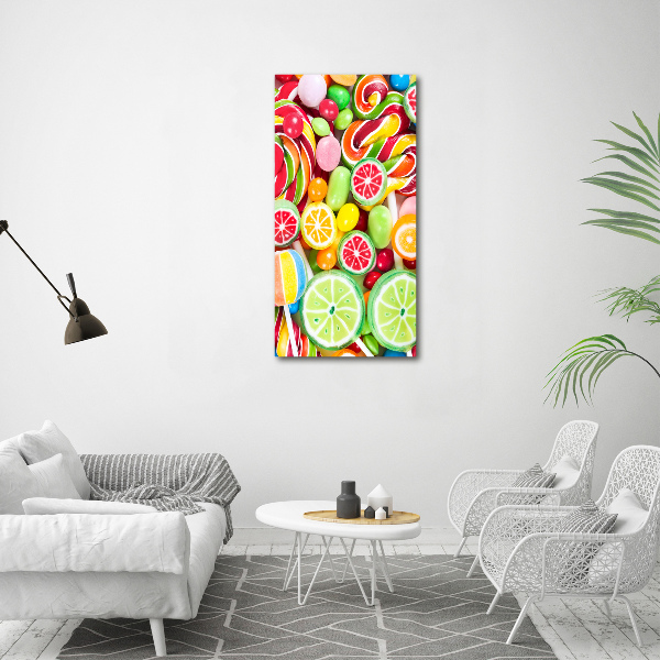 Canvas print Colorful candies