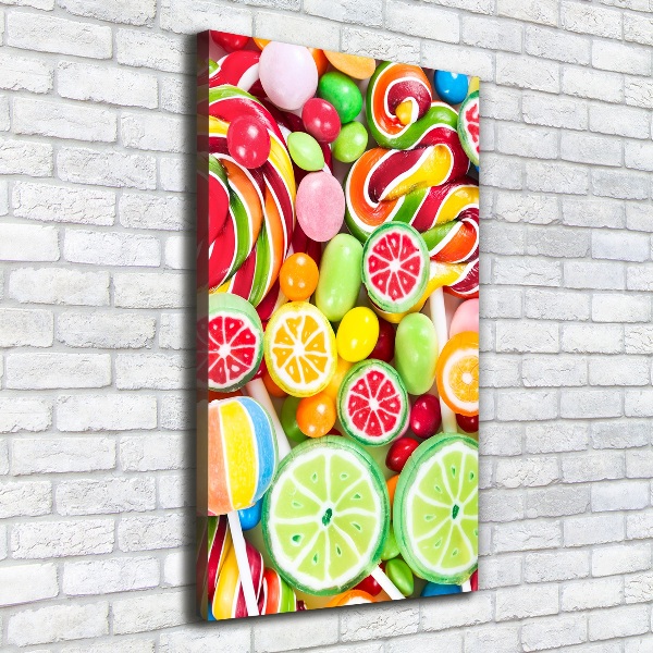 Canvas print Colorful candies