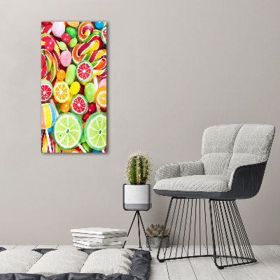 Canvas print Colorful candies