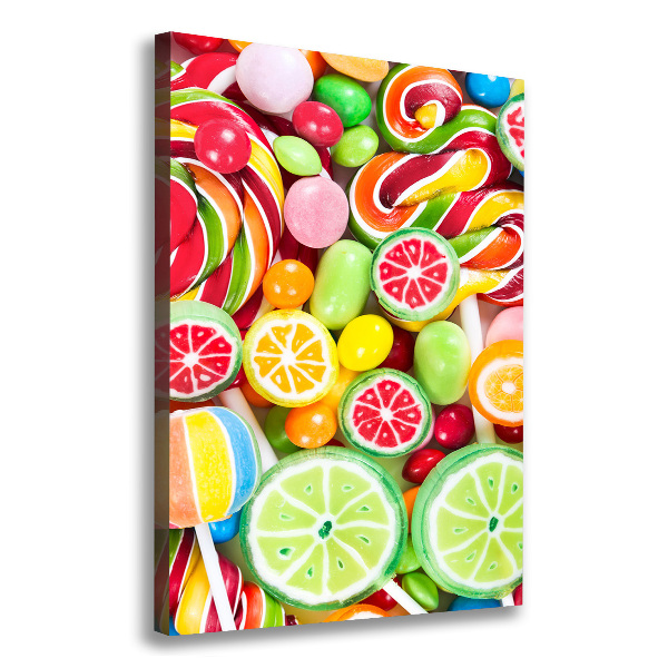 Canvas print Colorful candies