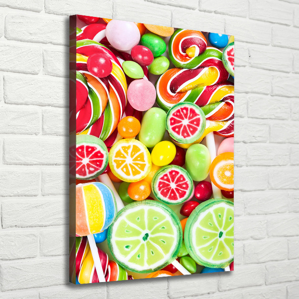 Canvas print Colorful candies