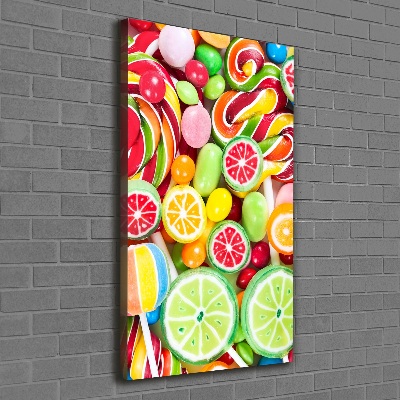 Canvas print Colorful candies